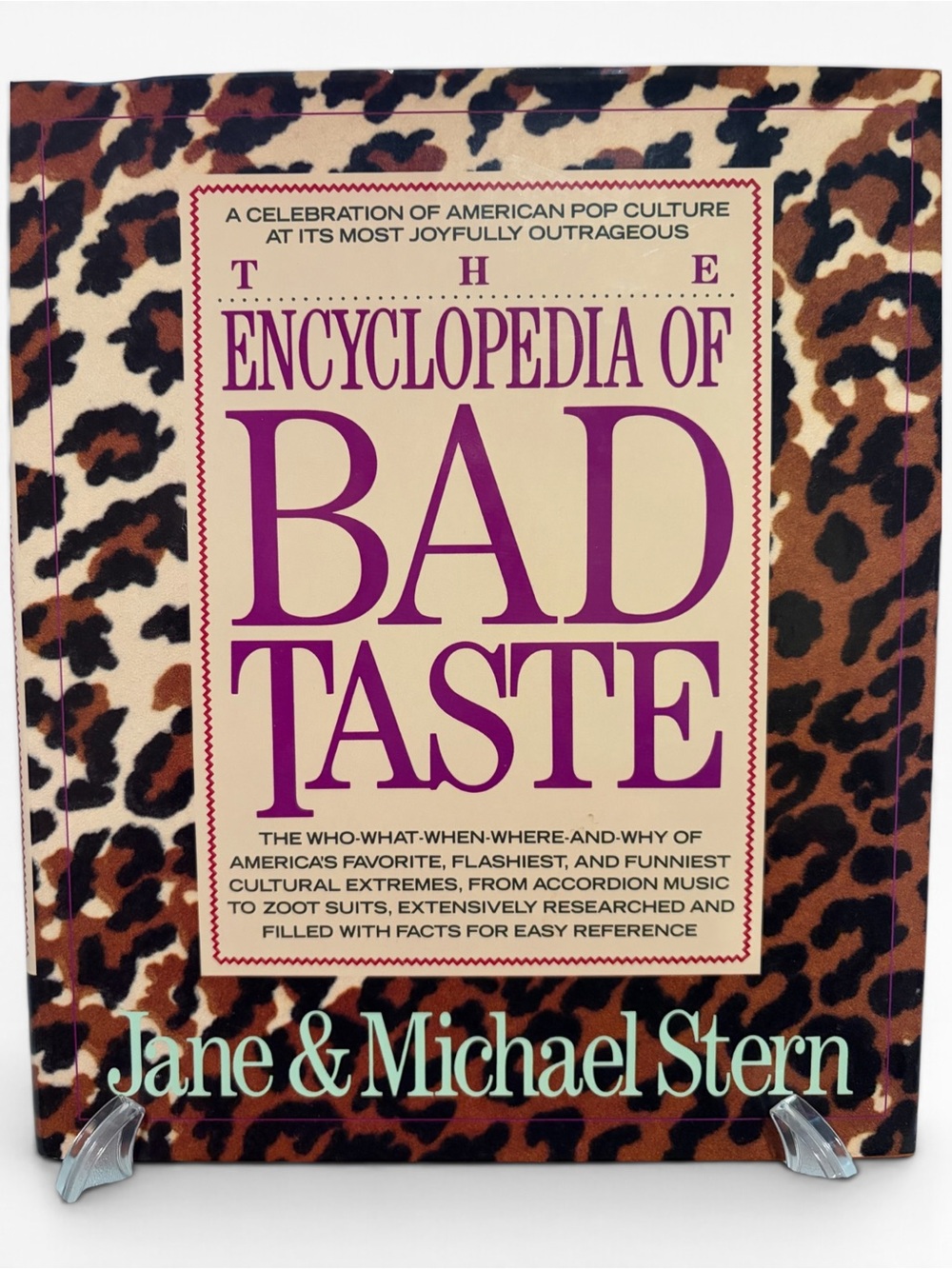 The Encyclopedia of Bad Taste,Jane & Michael Stern 1990 Pop Culture Kitsch